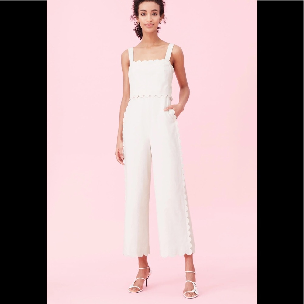 Rebecca Taylor Scalloped Jumpsuit